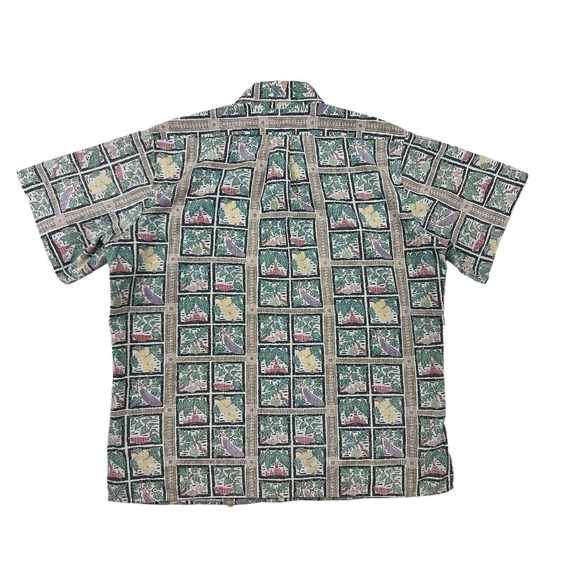 VTG Detrich Varez By Reyn‎ Spooner Men Short Sleeve Button Up Shirt Sz XL - Picture 6 of 6